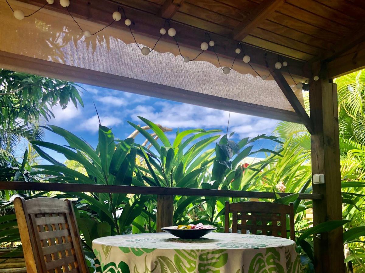 Le Carbet Chez Villas Piment Cafe Deshaies Bagian luar foto